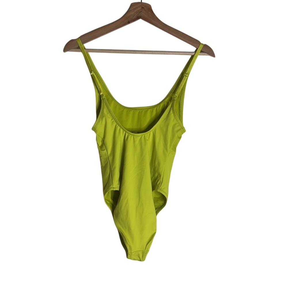 SKIMS SWIM SCOOP NECK ONE PIECE Swimsuit Bathing suit in Citrus size small - Picture 5 of 8